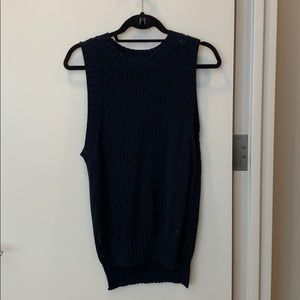 FRAME sleeveless knit sweater